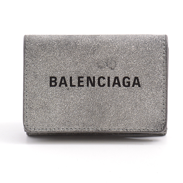 BALENCIAGA バレンシアガ 折り財布 ミニ財布 シルバー新宿伊勢丹で購入