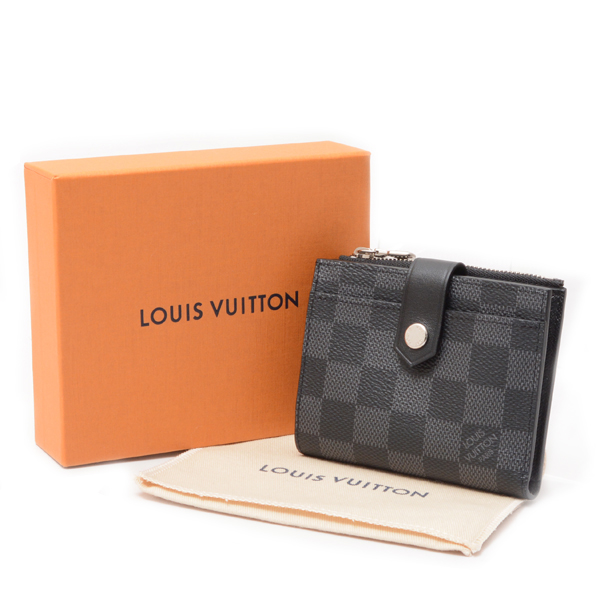 ルイヴィトン Louis Vuitton ダミエ グラフィット ミュルティ ポルトカルト N60451 新品 | 河田質店
